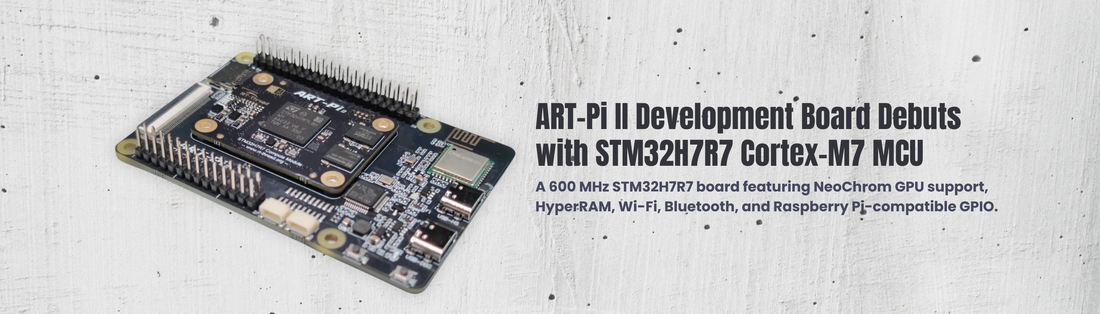 Fluid GUIs on a Microcontroller: RT-Thread Unveils the ART-Pi II Board