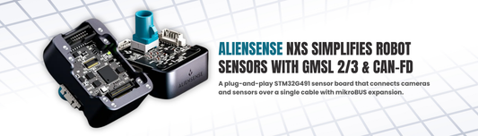 Unify Your Robotic Vision: Meet the AlienSense NXS GMSL & CAN FD Sensor Board