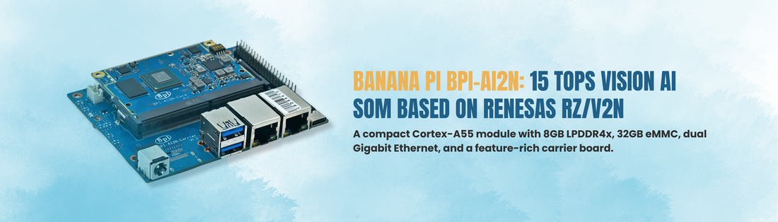 15 TOPS of Vision AI Power: Banana Pi Drops the Renesas-Powered BPI-AI2N SoM