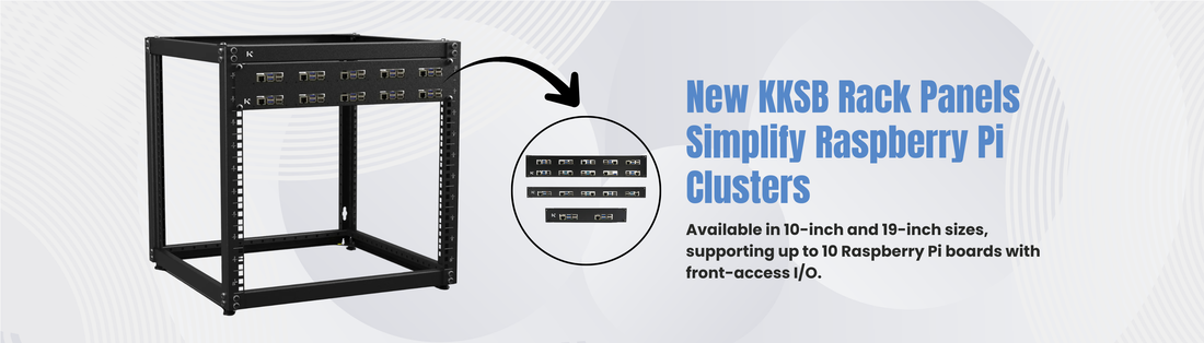Clean Up Your Homelab: KKSB Launches Raspberry Pi Cluster Rack Panels
