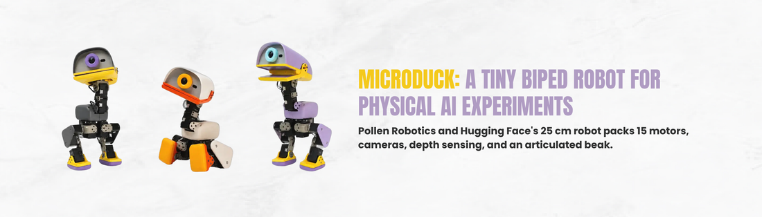 Reinforcement Learning on Your Desk: Meet the $399 Microduck Biped Robot