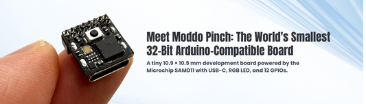 Big Power, Micro Scale: The Moddo Pinch Is the World's Smallest Arduino Board