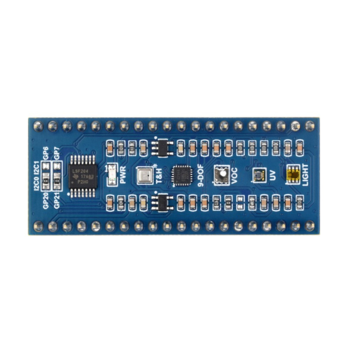 Environment Sensor Module for Raspberry Pi Pico (Multi-Sensor Weather & Motion Expansion Board)