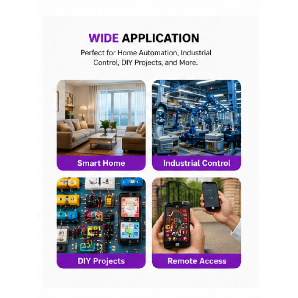 WiFIRCard – ESP32-S3 Smart Wi-Fi + IR Dual Relay Automation Board (10A, Bluetooth 5, MicroSD, USB-C)
