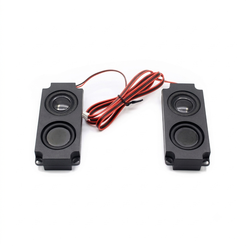 8Ω 5W High-Volume Stereo Speaker Pair with 4-Pin Connector Header