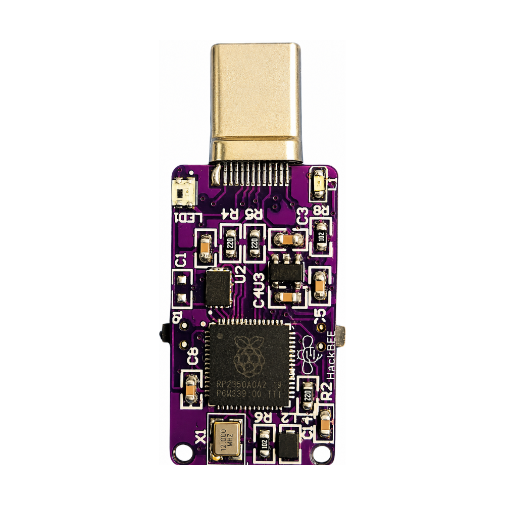HackBEE – The Pocket RP2350 USB-C Developer Dongle
